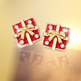 -Christmas- Gift Box sterling silver earring